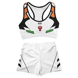 Neon Genesis Evangelion Swimsuits - Rei Active Wear Set FDM3107
