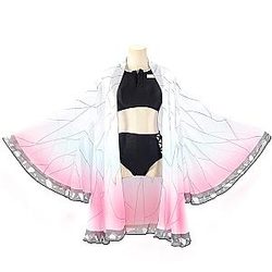 Demon Slayer Swimsuits - Shinobu Kocho Cosplay Costume Beach Swimsuit