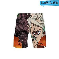 Dr. Stone Swimsuit - 3D Printed Dr. Stone Swimwear Shorts Pants Swimsuits Men Sports Short