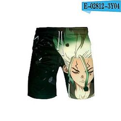 Dr. Stone Swimsuit - 3D Dr. Stone Swimwear Shorts Pants Swimsuits Men Sports Short