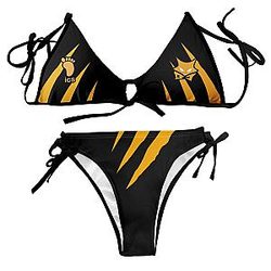 Haikyuu Swimsuits - Team MSBY Black Jackals Bikini Swimsuit FDM3107