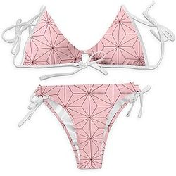Demon Slayer Swimsuits - Summer Nezuko Bikini Swimsuit FDM3107