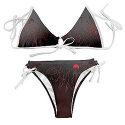 Naruto Swimsuits - Uchiha Emblem Bikini Swimsuit FDM3107