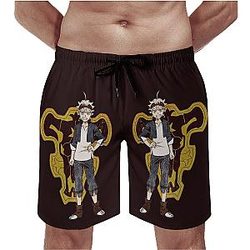 Black Clover Swimsuit - Beach Short Pants High Quality Men Comfortable Swimming Shorts