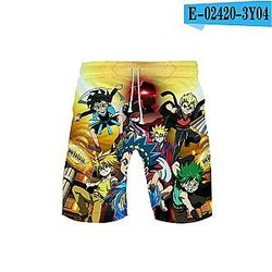 Beyblade Swimsuit - Anime 3D Beyblade Swimwear Swim Shorts Trunks Beach Board Shorts Swimming Pants