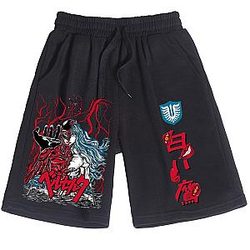 Berserk Swimsuit - Berserk Anime Print Shorts Casual Loose Beach Cotton Short Pants
