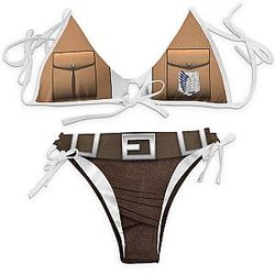 Attack on Titan Swimsuits - AOT Corps Bikini Swimsuit FDM3107