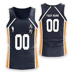Haikyuu Swimsuits - Personalized Team Karasuno Unisex Tank Tops FDM3107