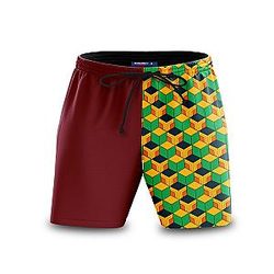 Demon Slayer Swimsuits - Summer Giyu Beach Shorts FDM3107