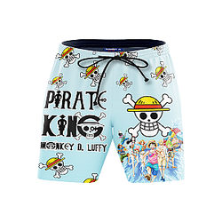 One Piece Swimsuits - Pirate King Luffy Beach Shorts FDM3107
