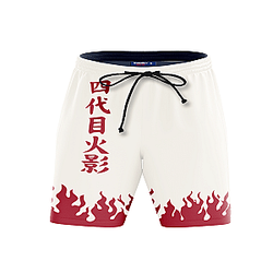 Naruto Swimsuits - Hokage Beach Shorts FDM3107