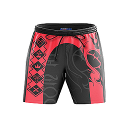 Swimsuit Store - KH Black Heart Beach Shorts FDM3107