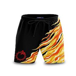 Seven Deadly Sins Swimsuits - Meliodas Dragon Beach Shorts FDM3107