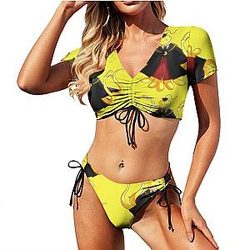 Assassination Classroom Swimsuit - Anime Style Printed Swimsuit High Quality Swimwear Beach Bikini Suit
