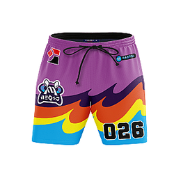 Pokemon Swimsuits - Psychic Uniform Beach Shorts FDM3107