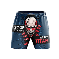 Swimsuit Store - Stop Staring At My Titan Beach Shorts FDM3107
