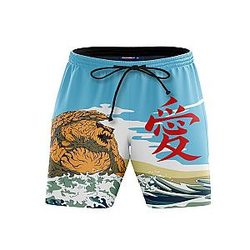 Naruto Swimsuits - Gaara Summer Beach Shorts FDM3107
