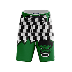 Swimsuit Store - Green Hulk Beach Shorts FDM3107