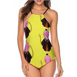 Assassination Classroom Swimsuit - Bondage Tankini Swimwear Fashion Beautiful 2 Piece Bathing Suit