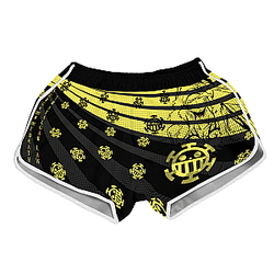 One Piece Swimsuits - Death Surgeon Law Women Beach Shorts FDM3107