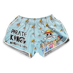 One Piece Swimsuits - Pirate King Luffy Women Beach Shorts FDM3107