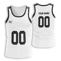 Haikyuu Swimsuits - Personalized Johzenji Libero Unisex Tank Tops FDM3107