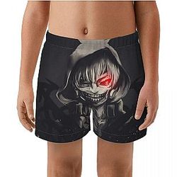 Tokyo Ghoul Swimsuits - Quick Dry Swimwear Summer Beach Anime Tokyo Ghoul Style Printed Shorts