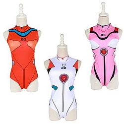Evangelion Swimsuits - Evangelion Cosplay Rei Ayanami Asuka Costume Catsuit Onesie Women Swimwear Bathing