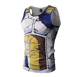 Dragon Ball Swimsuits - Bodybuilding 3D Printed Tank Tops Dragon Ball Anime Cosplay Summer Tank Tops