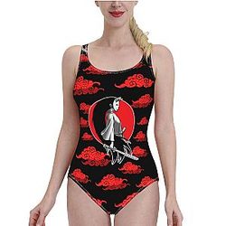 Akatsuki Swimsuits - Sexy Bikinis Swimsuit Red Cloud Japanese Samurai Warrior Anime Akatsuki Creative Swimsuit