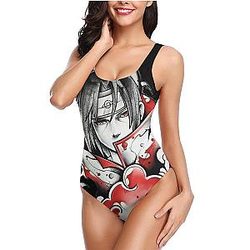 Akatsuki Swimsuits - Women Swimsuit One Piece Swimwear Akatsuki Anime Cosplay Beach Swimsuit