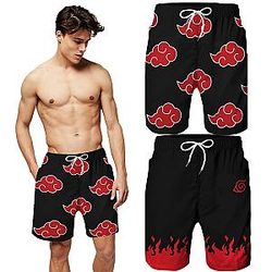 Akatsuki Swimsuits - Ninja Sports Shorts Men Breathable Polyester Panties Beach Shorts