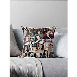 Anne Hathaway Assorted Photo Throw Pillow