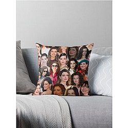 Anne Hathaway Photo Throw Pillow