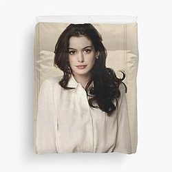 Wallpaper Anne Hathaway Duvet Cover