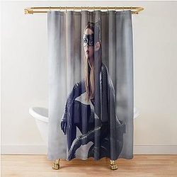 Fun Art by Anne Hathaway Shower Curtain
