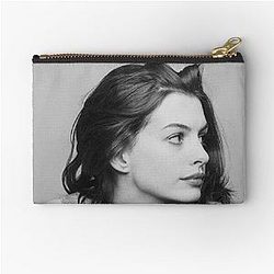 Anne Hathaway Zipper Pouch