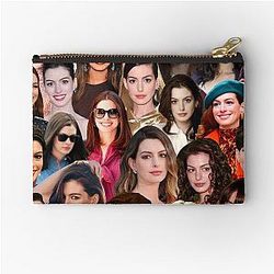 Anne Hathaway Zipper Pouch