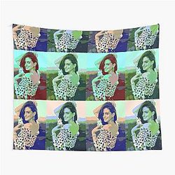 Anne Hathaway Pop Art Tapestry