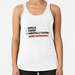Mentally Dating Anne Hathaway Tank Top