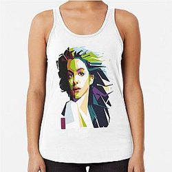 Anne Hathaway Racerback Tank Top