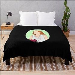 Cassidy Janson as Anne Hathaway and Juliet on Classic T-Shirt Throw Blanket