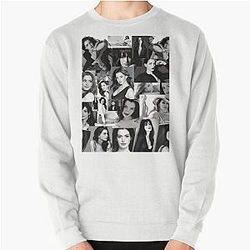Anne Hathaway Photo Collage Black and White Sweatshirt