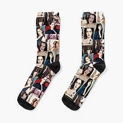 Anne Hathaway Photo Collage Socks