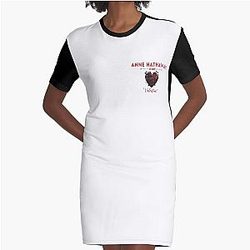 Anne Hathaway My Valentine Graphic T Shirt Dress