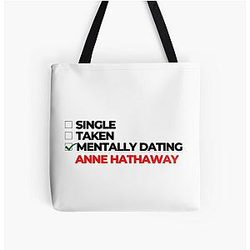 Mentally Dating Anne Hathaway Tote Bag