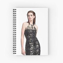 Wallpaper Anne Hathaway Spiral Notebook