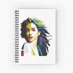 Anne Hathaway Portrait Notebook