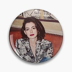 Anne Hathaway Art Pin