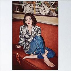 Anne Hathaway Art Poster